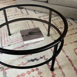 Pottery Barn Tanner 36” Round Coffee Table