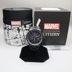 Citizen Men's Black Panther Marvel Eco-Drive Chronograph Watch 42MM CA0297-52W