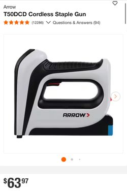 Arrow T50DCD Cordless Staple Gun