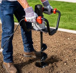1500W Electric Post Hole Digger Earth Auger Dig Hole Fence Post Hole Digging, Tree Planting with 6" Digging Auger Bit Set, 3/4" Shaft

New

Se habla e