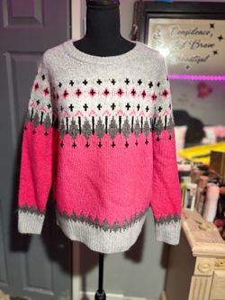 NWOT John Paul Richard Fair Isle Knit Sweater-Small