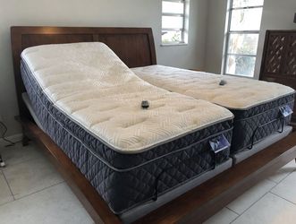 ADJUSTABLE BED + MATTRESS — $50 DOWN / MASSAGE + FULL WARRANTY