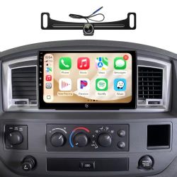 10” Car Stereo for Jeep Wrangler Ram Durango Wireless CarPlay Android Auto