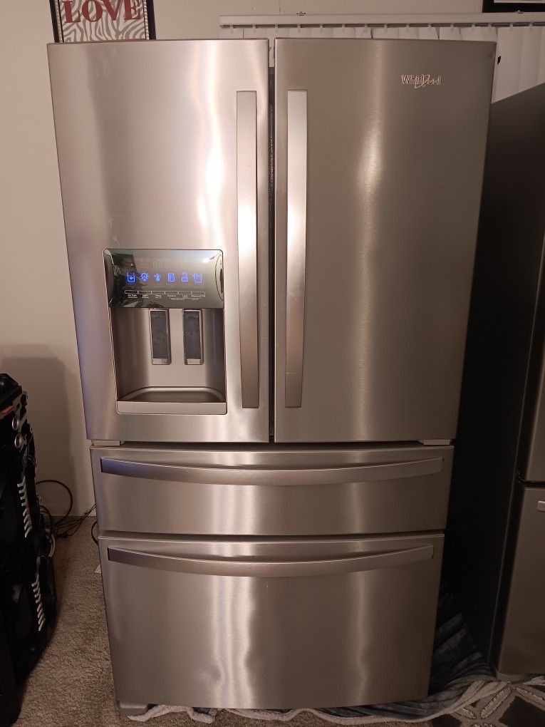Stainless Steel Whirlpool Refrigerator