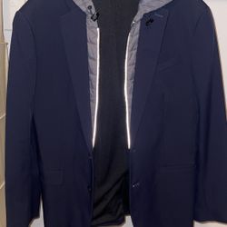 Jacket, Size M, Stretch With Removable Hoodie/vest