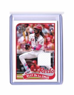 Elly De La Cruz Topps RC Relic Baseball Card