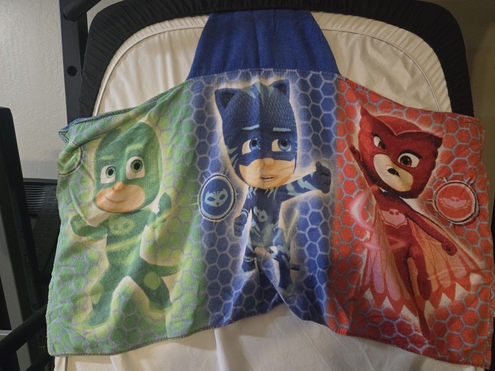 3 Hooded Toddler Bath Towels