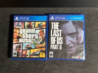 GTA5 and Last of us 2. PS4 games
