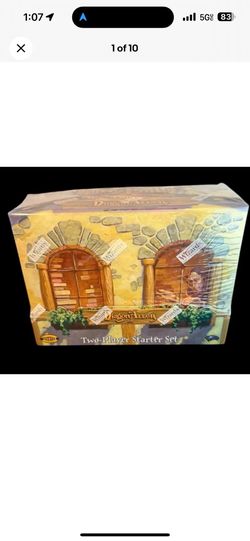 Harry Potter CCG Dragon Alley Case of 8, 2 Player Starter Sets Wizards Sealed 