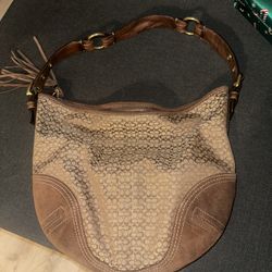 Vintage Brown Coach Bag