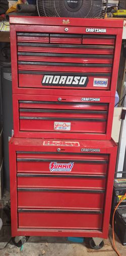 Craftsman Red Rolling Tool Chest Stack