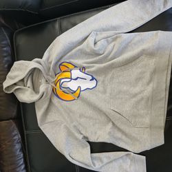 LA Rams Gray Pullover Hoodie