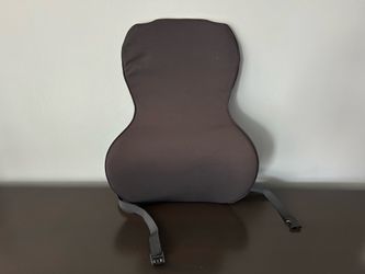 Thin and Light Back Cushion Lumbar Pillow for Home Chair, Office Chair,and Car Seat - Black