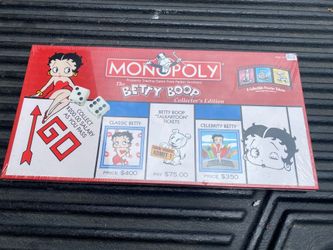Monopoly Betty Boop sealed new board game monopoly MAKE AN OFFER!