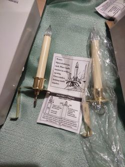 LED Window Candle --2 w/ boxes & Instructions 