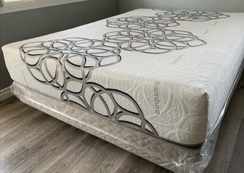 Full Sky Comfort Bamboo Cool Gel Memory Foamm Matres!!