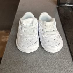 All White Nike Size 3c