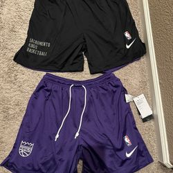 Nike Sacramento Kings Player Issued Shorts 