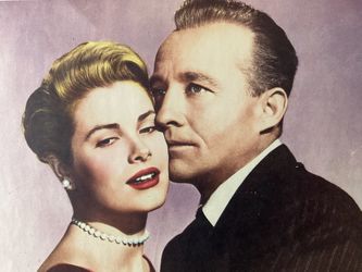 2 Grace Kelly 1950 Film Lobby Cards “High Society” “Country Girl” Crosby Sinatra