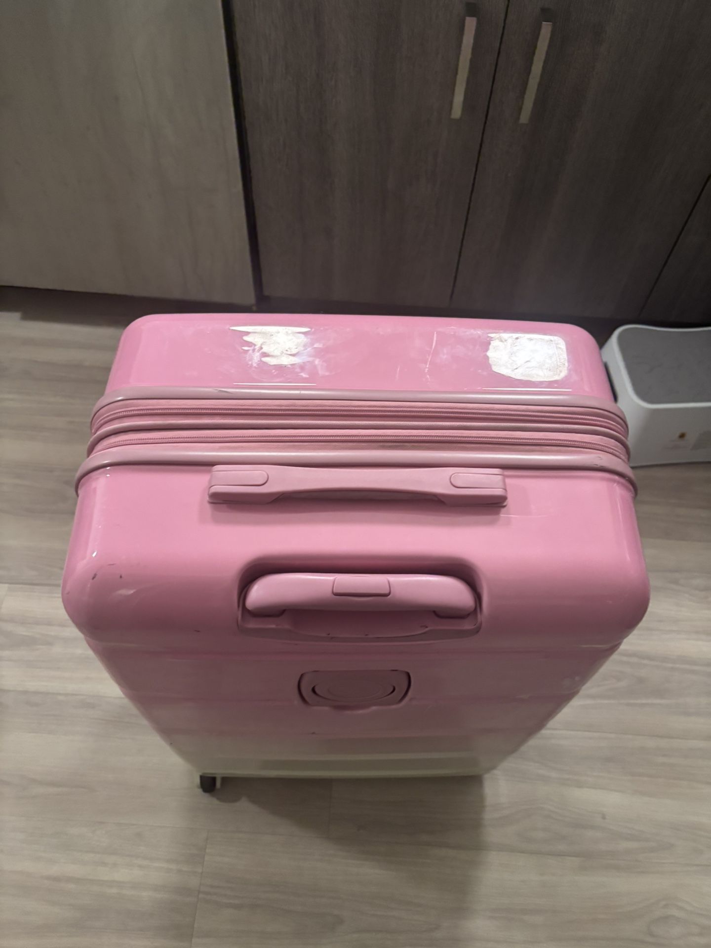 Pink And Yellow Merax Suit Case Medium