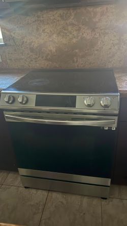 Samsung Slide-In Electric Range Stainless Steel