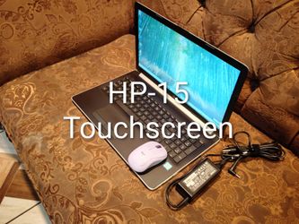 Touchscreen Laptop HP-15-da0012dx-core i3-16gb ram-128gb HD SSD solid-go-od for stud-ents