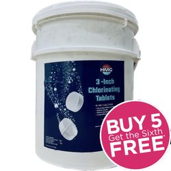 50lbs Chlorine Tablets 3inch 99% Available Tri-chlor For Sanitizing Swimming Pool