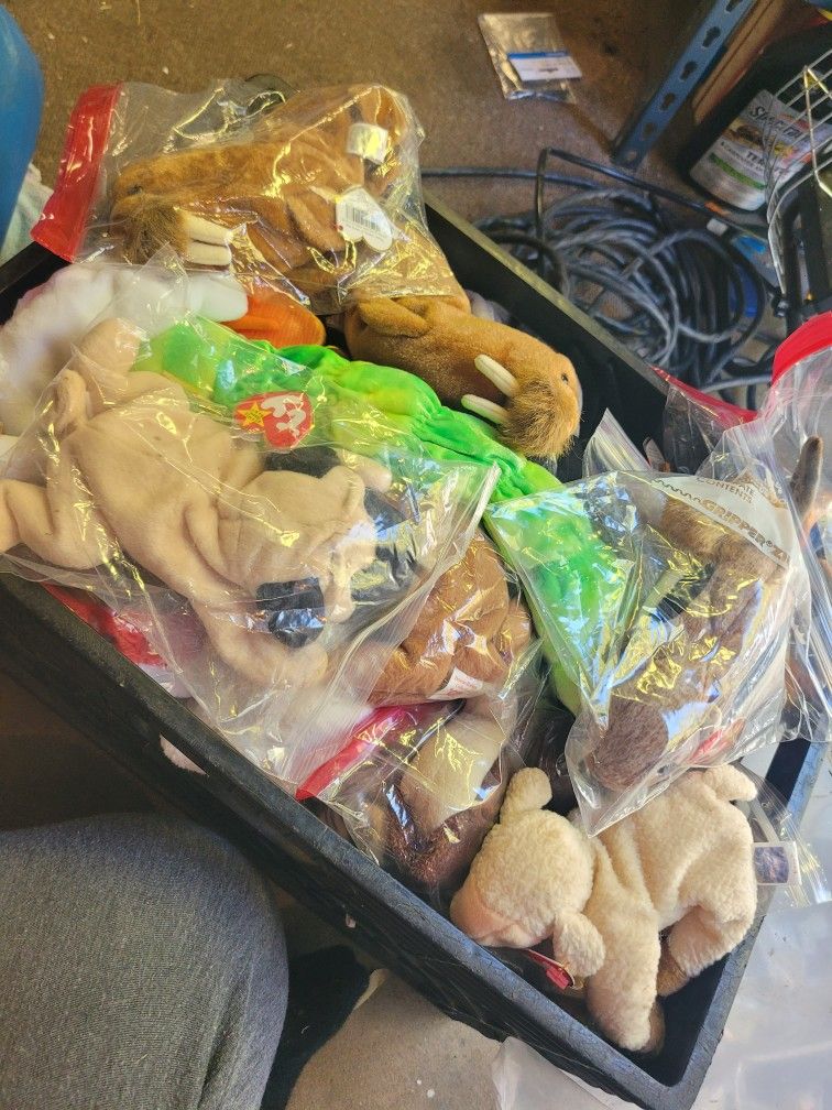Rare Vintage 90's Beanie Babies (Not Bears)