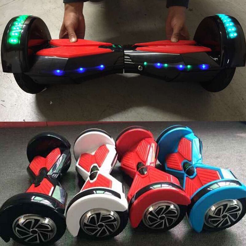 Black red Hoverboard 8inch Bluetooth