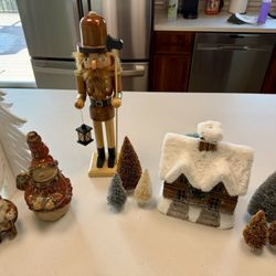 Woodland/Rustic Christmas Decor Lot