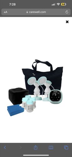 NEW Zomee Z2 Double Electric Breast Pump with Tote and Cooler Set