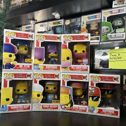 The Simpsons Funko Pop Lot Exclusives *prices Below 