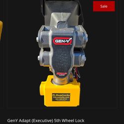 Lock system for gooseneck hitch