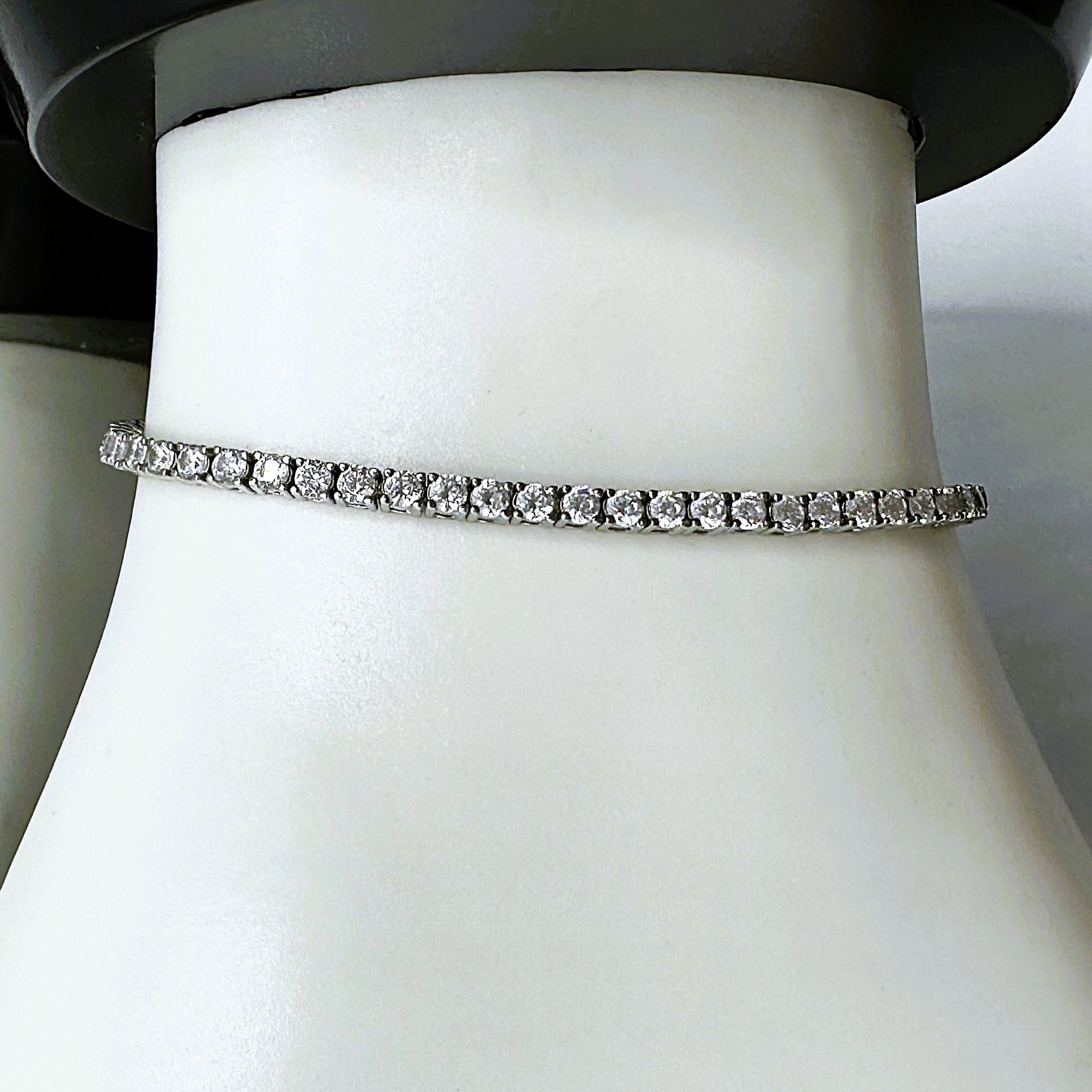 Sterling Silver & Cubic Zirconia Tennis Bracelet