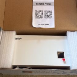 Portable Printers Wireless for Travel,300dpi , Thermal Printer A4,Bluetooth Printer for Travel,Home,Study,Wireless Printers for Home Use Compatible wi