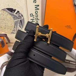 Hermes Belt women H Equestre belt buckle & Reversible leather strap 24 mm