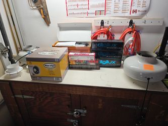 Growing supply  (lights and fans)