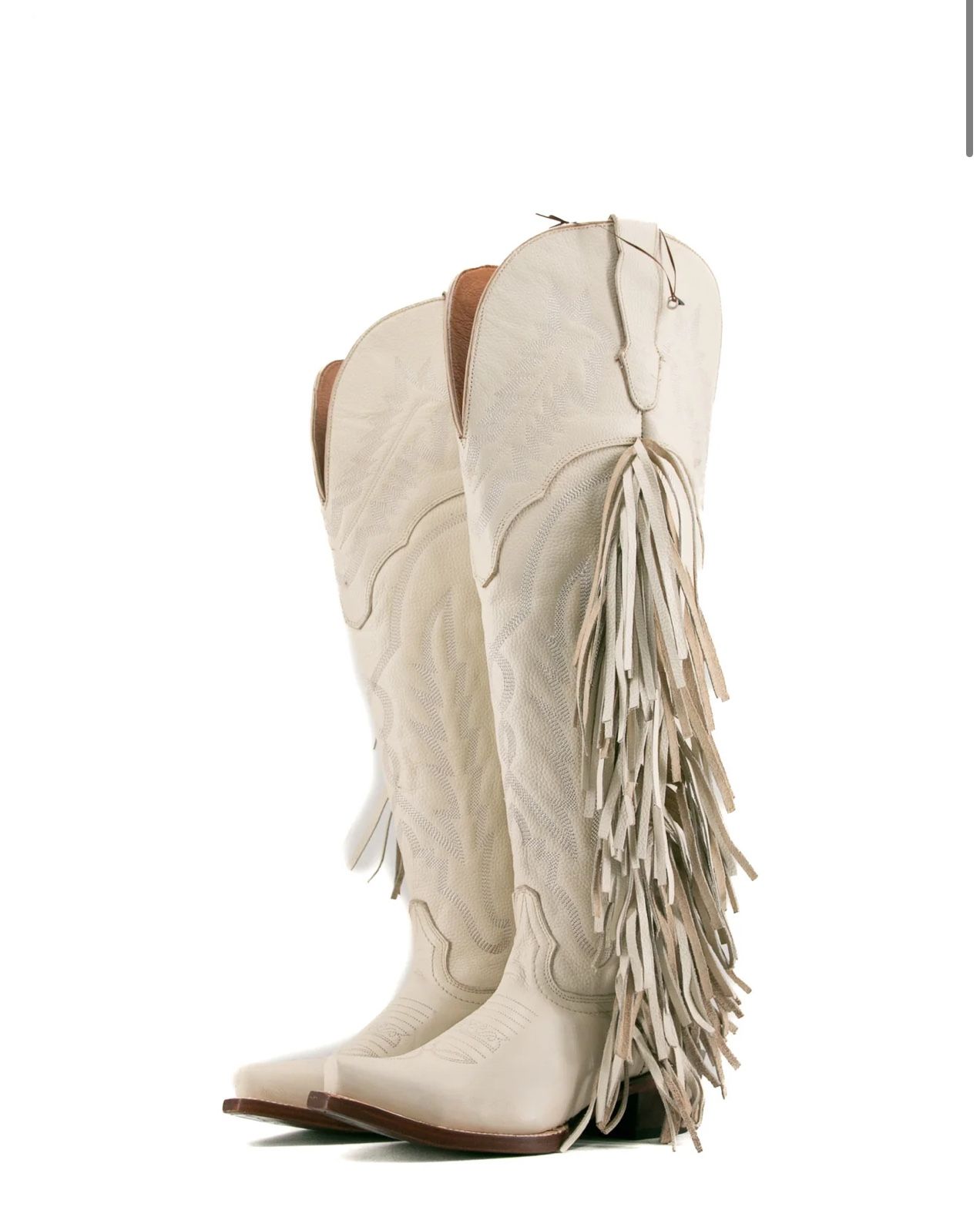 Women Cowboy Boots Genuine Leather