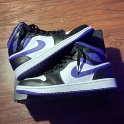 JORDAN 1s MID IRIS (9.5)
