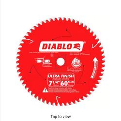 *"* Diablo 71/4  W/60 Teeth -#30 Brand New Blades *"*