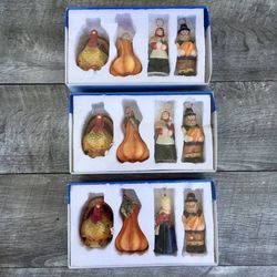 Lot 3 Studio Nova Thanksgiving Harvest Fete Place Card Holder Set