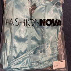 Aqua Blue Formal Dress Sz Large 