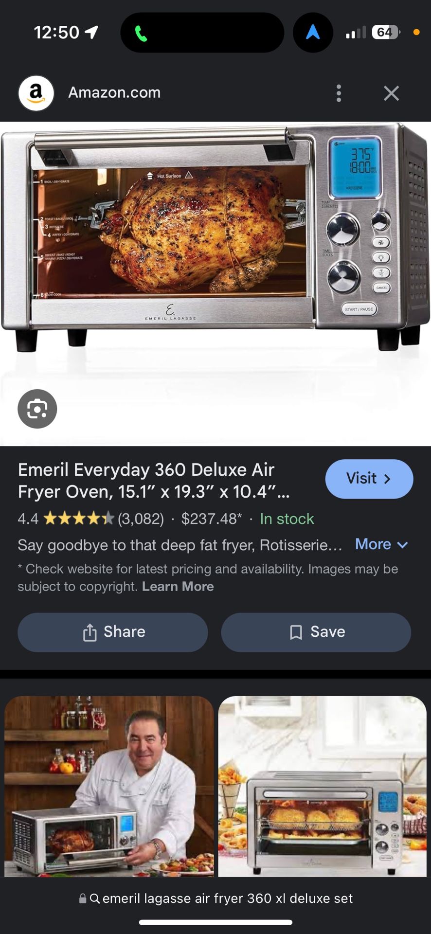 Grill Emeril 360 Xl Air Fryer Reviews 360 Plus Power Air Fryer 360