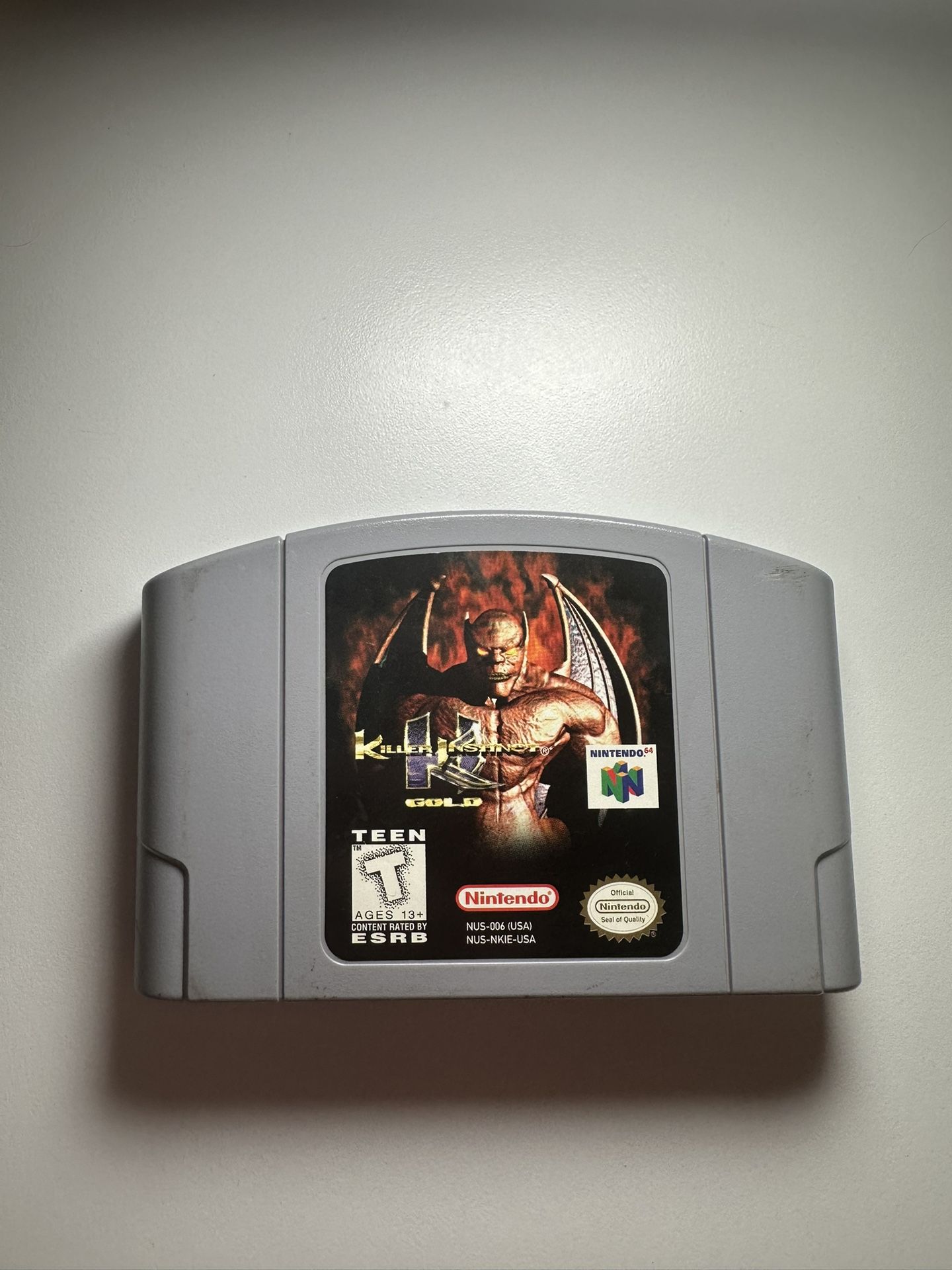 Nintendo 64 game Killer instinct gold 