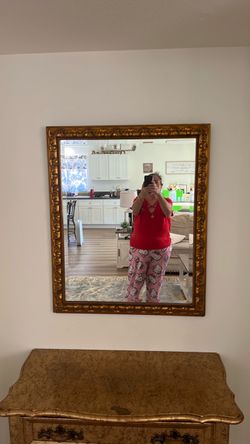 Mirror and drawer