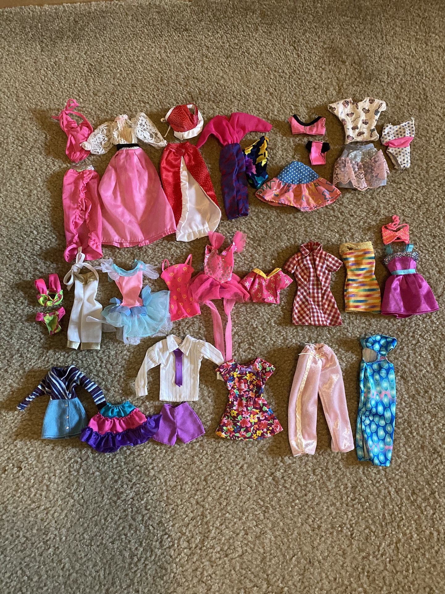 Barbie Vintage Collectible Clothes ‘80s, ‘90s, ‘00s Lot, Items Added, See Photos