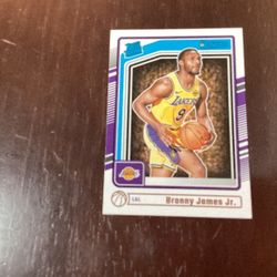 Bronny James Jr Basketball Card