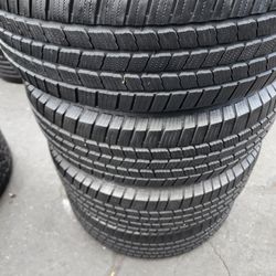4 Tires Used 255/75r17 Michelin Defender LTX