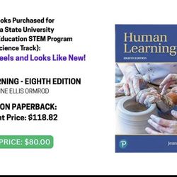 All Texts NOT Shown: Make Me an Offer! GSU M.Ed STEM Textbooks Bundle Like New Value $323