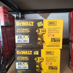 DeWalt 20 V Max Brushless 1/2," Compact Impact Wrench 